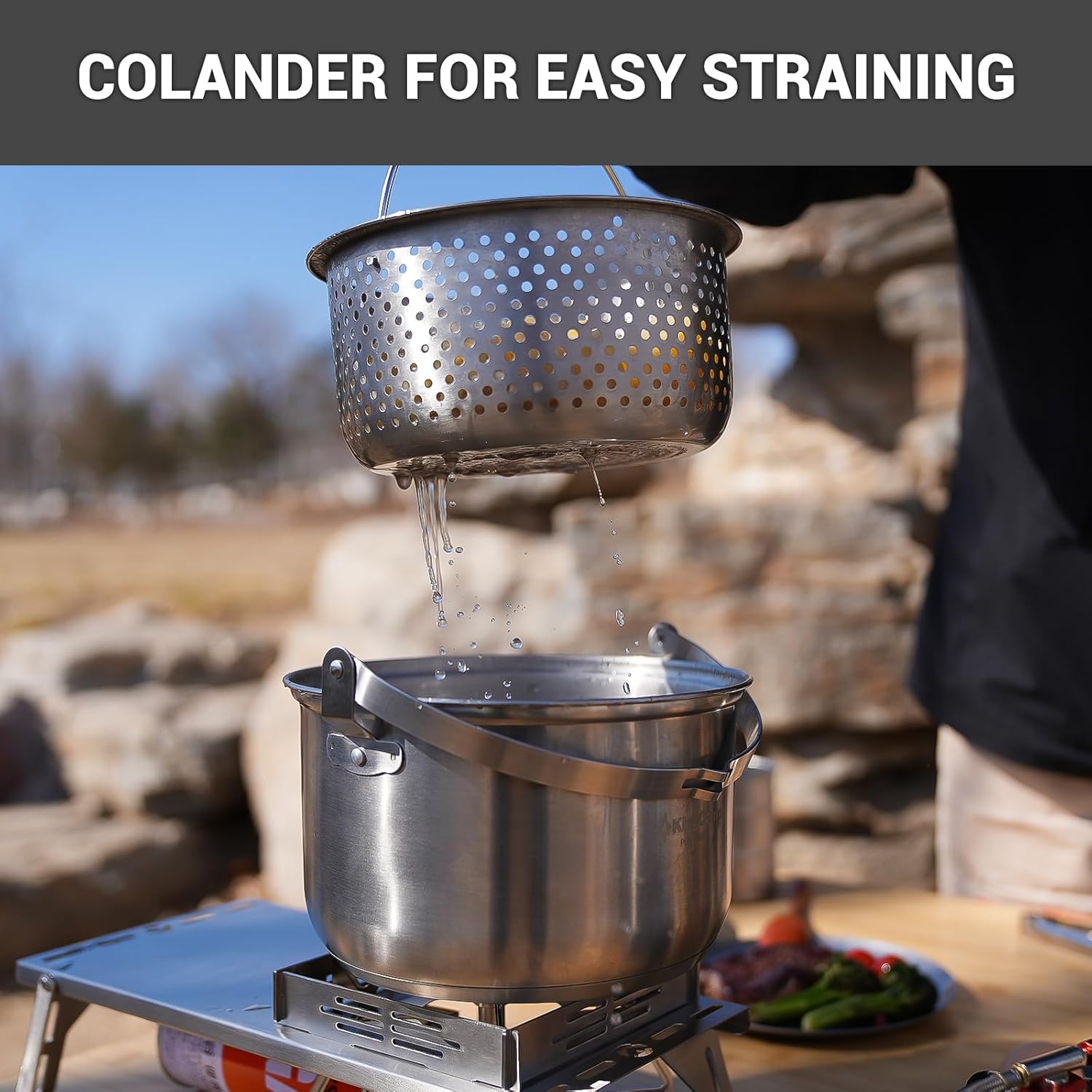 304 Edelstahl Camping-Kochgesc – Camping Cooking Pot Set Bewertung und Preis