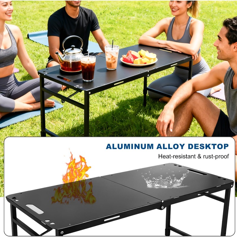 Campingtisch, verstellbar, kla – Camping Cooking Table Bewertung und Preis